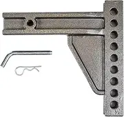 Blue Ox BXW4028 SwayPro Receiver Hitch Mount 2.5 in. Receiver 12 in. Mount 9 Hole SwayPro Receiver Hitch Mount