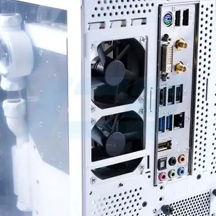 IceMan Cooler SSUPD機箱PCI位白色風扇支架 全新2x6CM水冷風扇位 9AMP YQYU