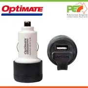 OPTIMATE Auto Plug with 2 USB Ports Connects to a std. AUTO �21mm power socket