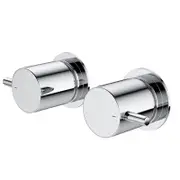 Caroma Chrome Luna Wall Top Assemblies Lever