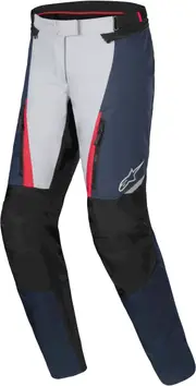 Alpinestars Stella ST-1, textile pants waterproof women , color: Dark Blue/Light Grey/Black/Light Red , size: S