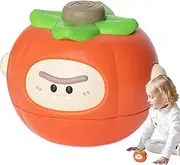 Rotating Top Toy - Cartoon Fruit Rotating Top Table Game | Educational Balance Desktop Toy, Interactive Battle Game for Toddler Children