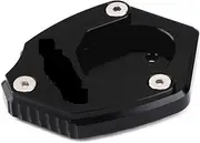 Motorcycle Rear Wheel Stand Fit For Kawasaki Versys650 Versys 650 2010-2023 2022 2021 2020 Motorcycle Side Stand Pad Plate Kickstand Support Lift Stand(Black)