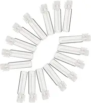 WOFASHPURET 100pcs Mini Perfume Storage Bottles Refillable Essential Oil Containers Travel Friendly Glass Vials with Leak Caps for Fragrances and Liquids