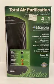 Hunter Total Air Purification Model 30836 New Factory Sealed