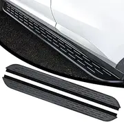 2 pcs Side Step fit for KGM SsangYong Musso 2019-2025 Running Board Nerfbar Aluminium All Black Pedal Step Bars (with Bracket)