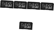iplusmile 5pcs Car Digital Clock Truck Dashboard Clock Mini Clock Desk Clock Mini Clock Numbers Clock for Car Dash Car Dashboard Clock Large Number Digital Clock Automotive Plastic Black