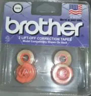 2 Pack Deal Brother 3010 Lift-Off Correction Tapes (BRAND NEW SEALED)
