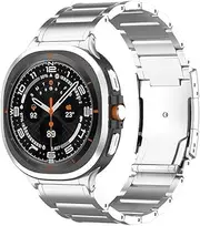 Titanium Band for Samsung Galaxy Watch 7 Ultra, Synsing No Gap Watchband with Integrated Buckle Strap Replacement Accessory for Galaxy Watch Ultra 47mm (2024)
