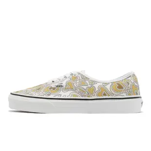 Vans 休閒鞋 Authentic 米白 愛心 男鞋 女鞋 滿版 低筒 百搭 VN0A5KS9JBW