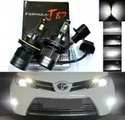 LED Kit G8 100W 9008 H13 5000K White Two Bulbs Head Light Dual Beam Replacement