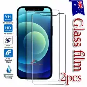 2X Tempered Glass Screen Protector For iPhone SE 6 6S 7 8 Plus X XR 11 12 13 Pro