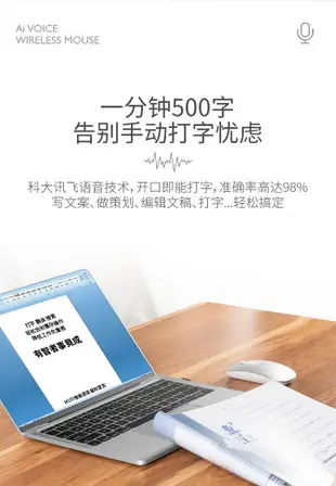 【臺灣公司 質量保證】Ai智能語音滑鼠 聲控滑鼠 語音打字 無線滑鼠 充電滑鼠 辦公滑鼠 智能滑鼠