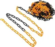 Plastic Heavy Duty Barricade Chain Safety Barrier Chain for Traffic Management High Visibility for Parking and Crowd Control