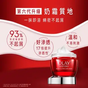 【OLAY 歐蕾】新生高效緊緻護膚面霜50gX2(超值2入組) #膠原大紅瓶