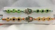 2 PC Evil Eye Bracelets Set Jewelry Unisex Bead Charm String Knot Bracelet 1741