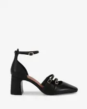 Shelly Shen Mendy/Black Womens Heels 08