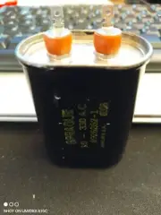 Vintage Sprague oil capacitor 6008 3 mfd 330 AC 892626-1