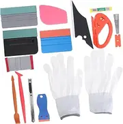 ULTECHNOVO 15pcs Car Film Tool Kit Professional Vinyl Window Tinting Squeegee Cutter Set for Auto Coating Installation Air Bubble Removal Efficient Film Application