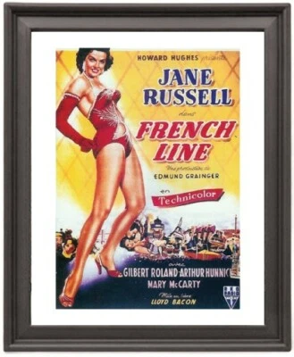 French Line - Picture Frame 8x10 inches - Poster - Print - Poster - Print