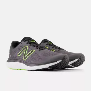 【NEW BALANCE】New Balance Fresh Foam 680 男避震慢跑鞋 4E超寬楦 深灰 螢光綠 反光 KAORACER M680KN7