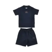 [CP COMPANY] CP COMPANY Jersey two-piece set with print Kids 10Y 10Y Blue