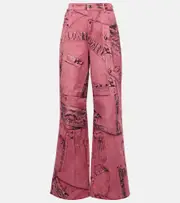 [Blumarine] Blumarine Wide-leg jeans AU 10 multicoloured