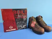 WOLVERINE Hellcat W201175 UltraSpring 6" CarbonMAX Leather Work Boot Sz 12M