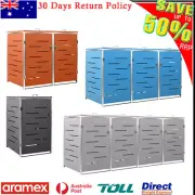 Garden Waste Bin Shed for Single/Double/Triple/Quadruple Lockable Trash Storage