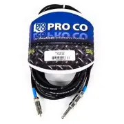 Pro Co Excellines PQR-20 Phono/RCA to 1/4" TS Patch Cable, 20-Foot Cord Wire 20'