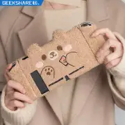 GeekShare Protective Case for Nintendo Switch New Cute Bear Plush Hard Shell NS
