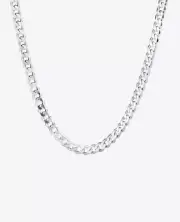 MICHAEL HILL 55cm (22") 5.5mm Width Curb Chain in Sterling Silver