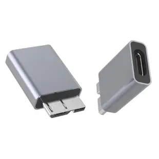 Dou Micro B USB3.0 適配器轉 USB C Type-C 母頭硬盤適配器連接器