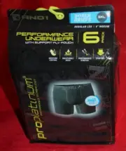 New mens AND1 6 pack proplatinum boxer briefs Size 3XL
