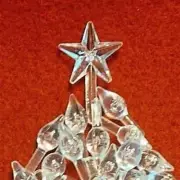Small Classic Star Ceramic Christmas Tree Topper No Bulbs