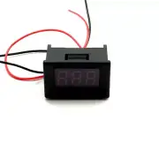 Two Wire Digital LED Voltmeter 0.36" Panel DC 7-150V Car Voltage Yellow Display