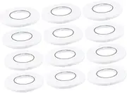 12 Roll Double-Sided Foam Tape Adhesive Tape for Window Door Home Office 1cm Width Strong Adhesion Heat Insulation