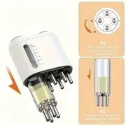 Mpow Liquid-guided comb, scalp massager White