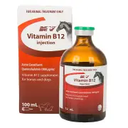 Ceva Vitamin B12 Supplement For Horses And Dogs 100 Ml