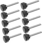 Pcs Mxmm Stainless Steel Monitor Stand Screws Knurled Round Knobs for Computer Case Mounting
