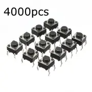 Geekcreit?&reg; 4000pcs Mini Micro Momentary Tactile Tact Switch Push Button DIP P4 Normally Open