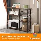 Kitchen Bakers Utility Storage Rack Organizer Shelf Pantry Microwave Oven Stand