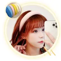 在飛比找momo購物網優惠-【NANA】韓國爆款棉花糖髮箍 HB072107(棉花糖髮箍