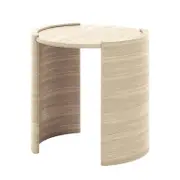 Behnaz 56cm Round Indoor/Outdoor Concrete Side Table