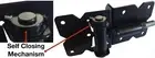 Temporary Fence Portable Fencing Stainless 304 PVC Gate Hinges (Pair) BLACK Gate