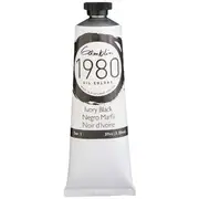 Gamblin 1980 Oil Paint 37ml Ivory Black S1