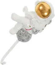 SEWACC Astronaut Wall Hook Adhesive Hook for Hanging Coats Hats Cute Cartoon Hooks Resin Hook Self-Adhesive Cartoon Hook Door Back Hook