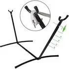Outdoor Camping Swing Hammock Frame Portable Metal Hammock Stand Floor Bracket