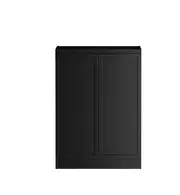 630*585*880mm Otti Hampshire Matt Black Moisture Resistant Plywood 630 Floor Standing Base Cabinet