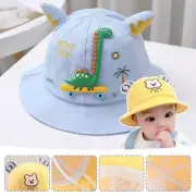 Baby Cotton Cap Bucket Hat Child Sunshade Hat Outdoor Fisherman Hat